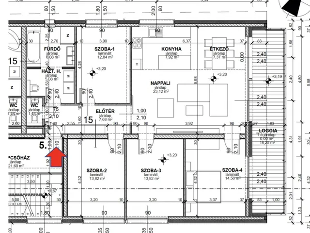 Eladó lakás Debrecen, Nyulas 132 nm