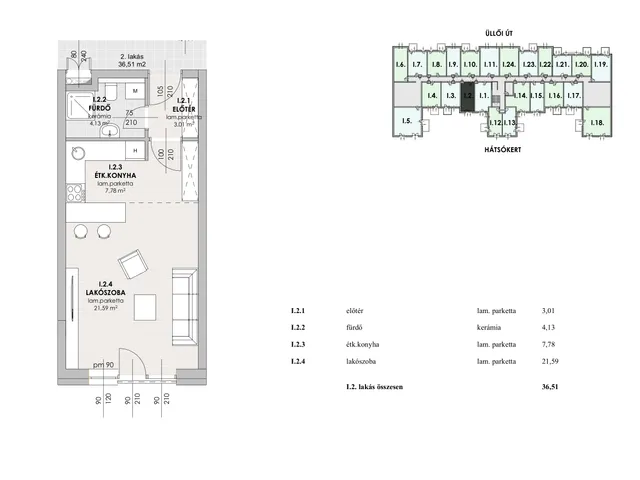 Eladó lakás Budapest XVIII. kerület, Liptáktelep 37 nm