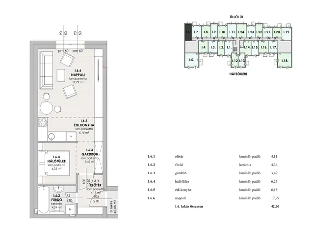 Eladó lakás Budapest XVIII. kerület, Liptáktelep 37 nm