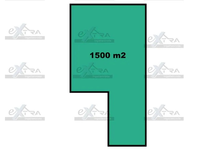 Eladó telek Röszke 1500 nm