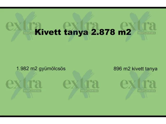 Eladó mezőgazdasági ingatlan Zsombó 2878 nm