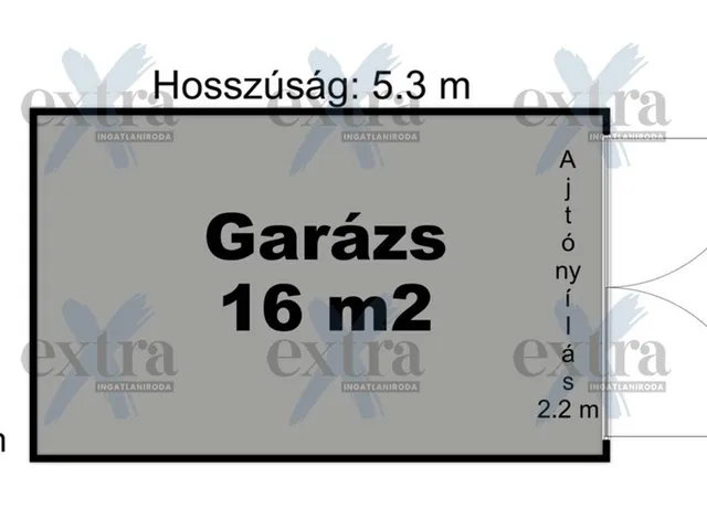 Kiadó garázs Szeged 18 nm