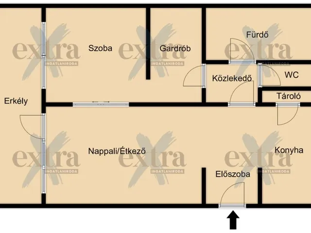 Kiadó lakás Szeged 55 nm