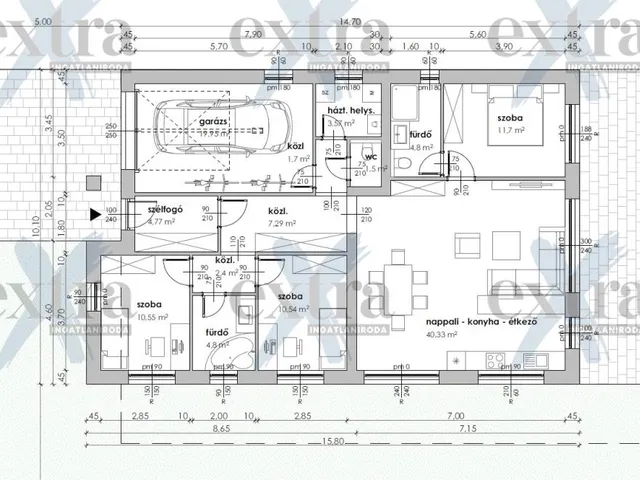 Eladó telek Szeged 70 nm