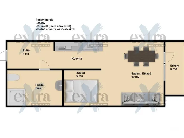 Eladó lakás Szeged 35 nm