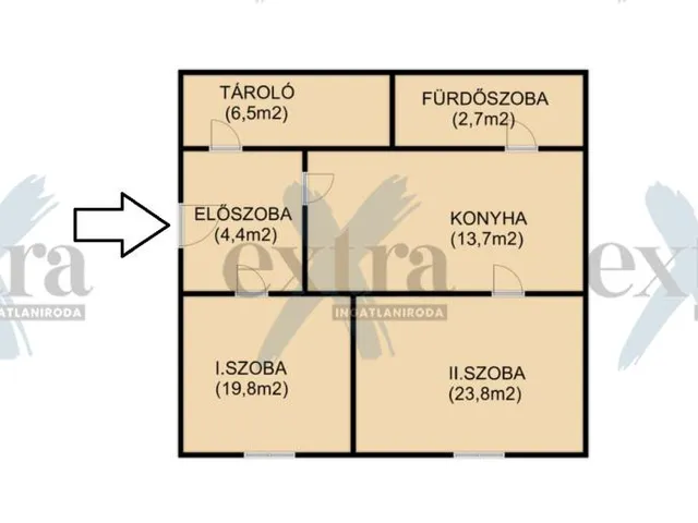 Kiadó lakás Szeged 67 nm