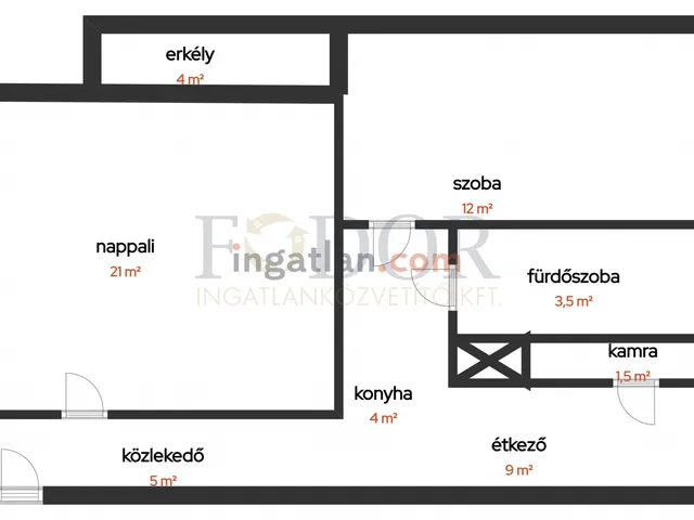 Eladó lakás Budapest XVIII. kerület, Lakatostelep 56 nm
