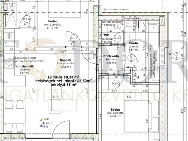 Eladó lakás Budapest XVIII. kerület, Bókaytelep 66 nm