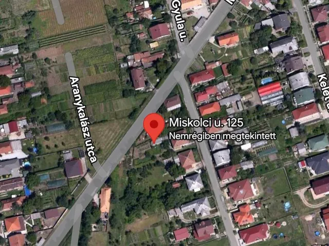 Eladó telek Miskolc 1514 nm