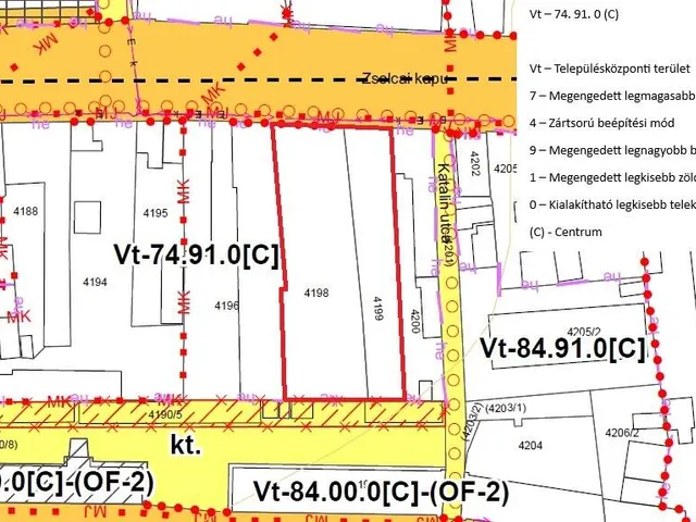 Eladó telek Miskolc 2057 nm