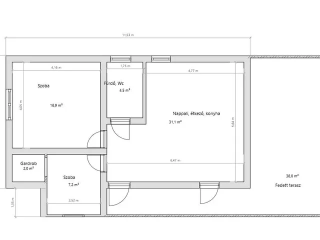 Eladó ház Szirmabesenyő 65 nm