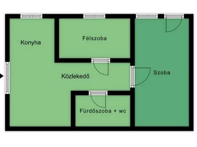 Eladó lakás Miskolc 43 nm