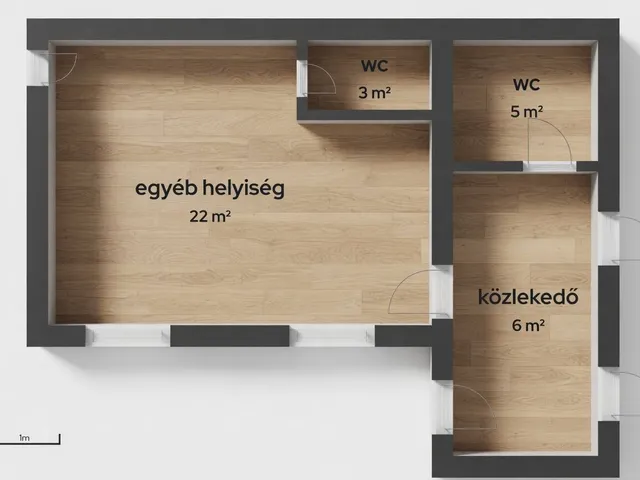 Kiadó kereskedelmi és ipari ingatlan Miskolc 22 nm