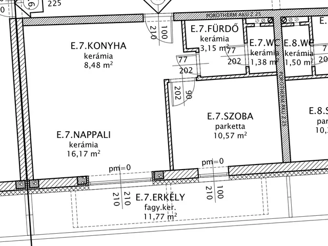 Eladó lakás Jánossomorja 40 nm