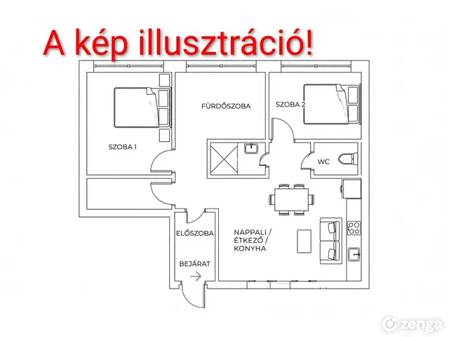 Eladó lakás Mosonmagyaróvár, Magyaróvár 44 nm