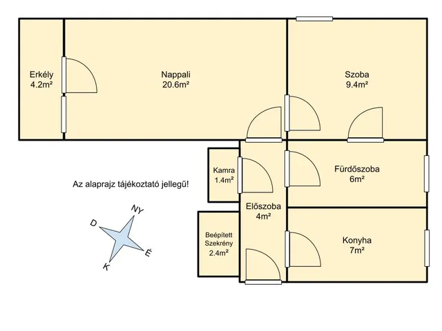 Eladó lakás Székesfehérvár 55 nm
