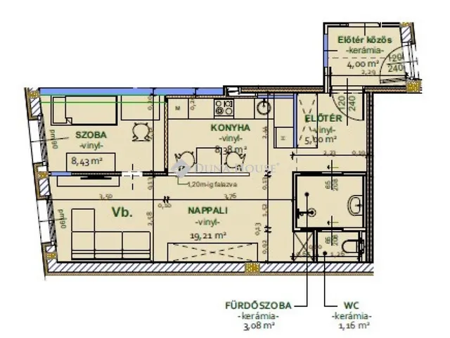 Eladó lakás Budapest VI. kerület 48 nm