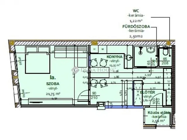 Eladó lakás Budapest VI. kerület 48 nm