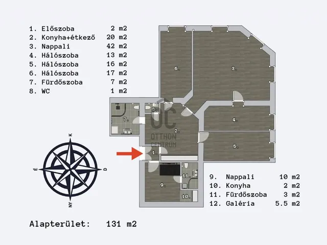 Eladó lakás Budapest VIII. kerület, Palotanegyed 131 nm