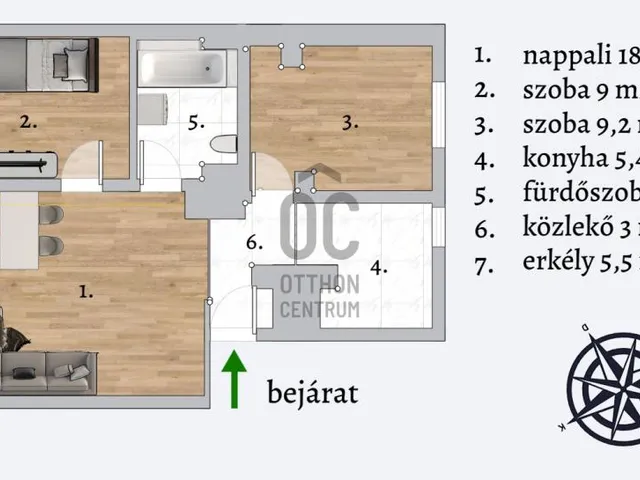 Eladó lakás Budapest XII. kerület, Sashegy XII. ker. 51 nm