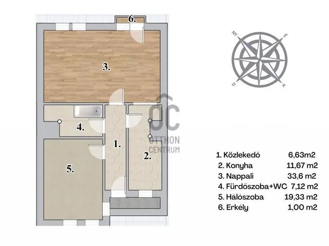 Eladó lakás Budapest XIV. kerület, Istvánmező 79 nm