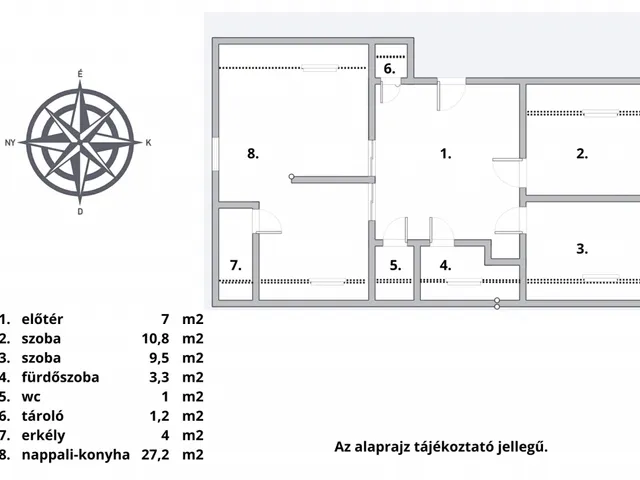 Eladó lakás Budapest XXII. kerület, Budafok-Rózsavölgy 75 nm