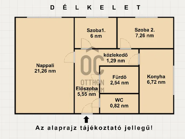 Eladó lakás Budapest III. kerület, Békásmegyer 51 nm