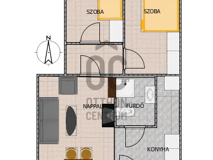 Eladó lakás Budapest XII. kerület, Krisztinaváros XII. ker. 50 nm