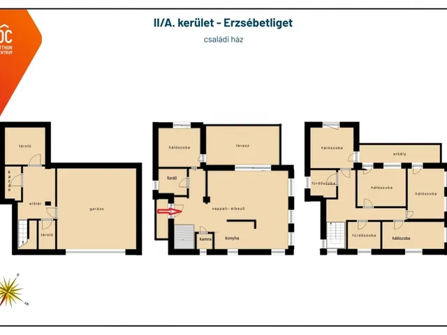 Eladó ház Budapest II. kerület, Erzsébetliget 273 nm