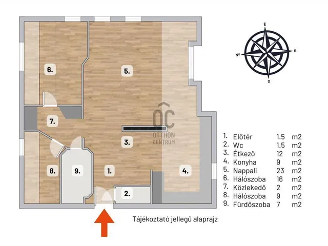 Eladó lakás Budapest I. kerület 81 nm