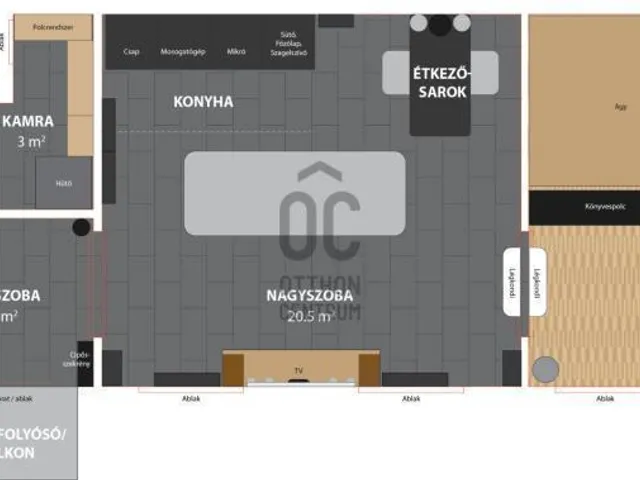 Eladó lakás Budapest VI. kerület 57 nm