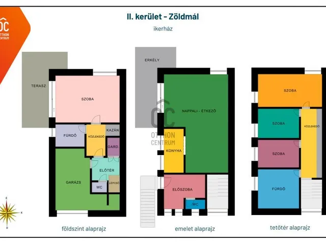 Eladó ház Budapest II. kerület, Zöldmál 151 nm