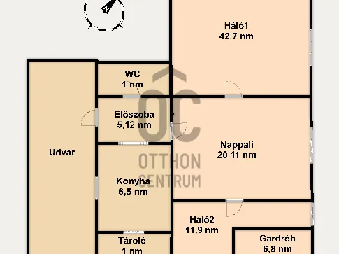 Eladó lakás Budapest I. kerület 89 nm