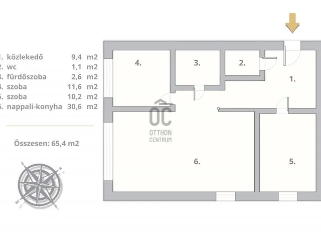Eladó lakás Budapest II. kerület, Csatárka 64 nm