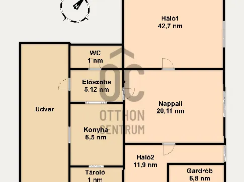 Eladó lakás Budapest I. kerület 89 nm