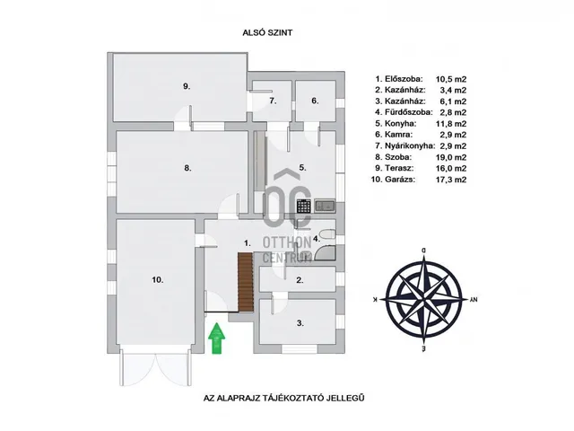 Eladó ház Komárom 145 nm