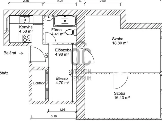 Eladó lakás Budapest XI. kerület, Kelenföld 54 nm