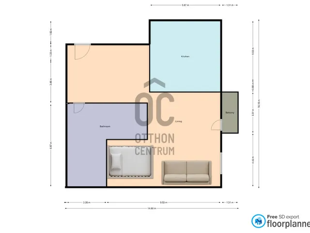 Eladó lakás Budapest XI. kerület 29 nm