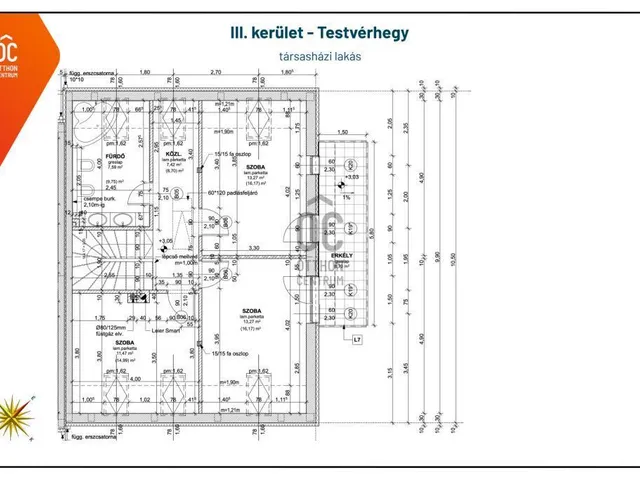 Eladó lakás Budapest III. kerület, Testvérhegy 146 nm