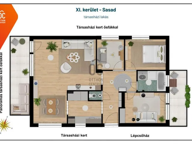 Eladó lakás Budapest XI. kerület, Sasad-Sashegy XI. ker. 91 nm