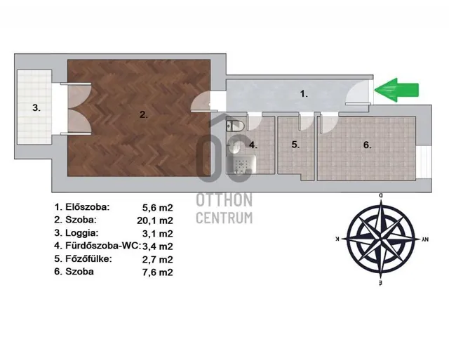 Eladó lakás Budapest XI. kerület, Lágymányos 38 nm
