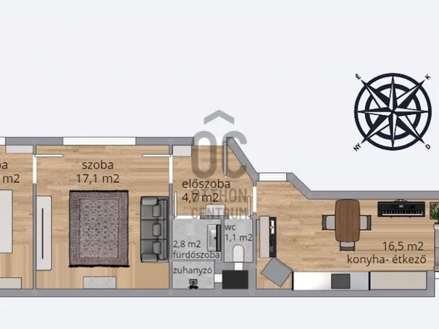 Eladó lakás Budapest VIII. kerület 53 nm