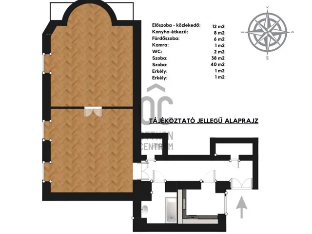 Eladó lakás Budapest VIII. kerület, Palotanegyed 96 nm