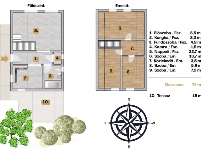Eladó ház Pánd 72 nm
