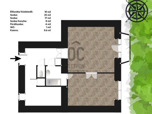 Eladó lakás Budapest VI. kerület, Diplomatanegyed 62 nm