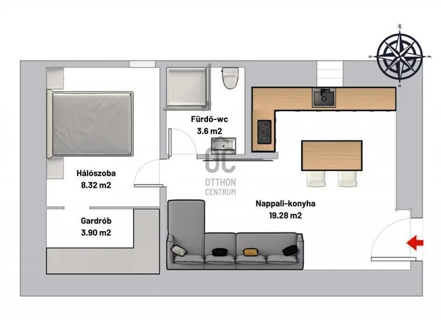 Eladó lakás Budapest XI. kerület, Kelenföld 34 nm