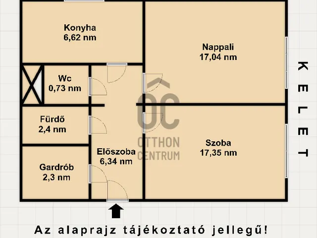 Eladó lakás Budapest III. kerület, Óbuda 52 nm