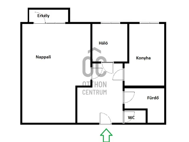 Eladó lakás Budapest II. kerület, Vérhalom 47 nm