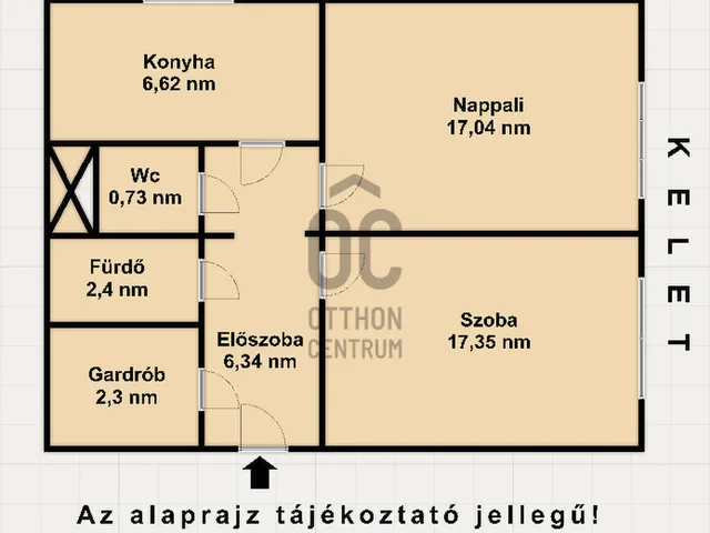 Eladó lakás Budapest III. kerület, Óbuda 52 nm