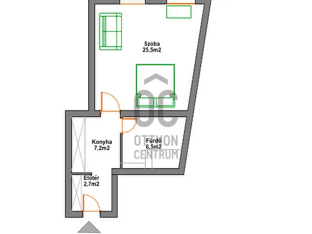 Eladó lakás Budapest I. kerület, Naphegy 42 nm